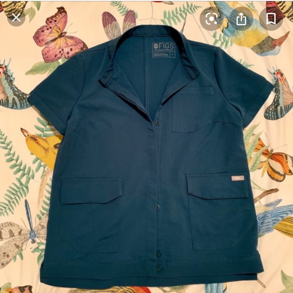 Figs carribean Rosario Military Top